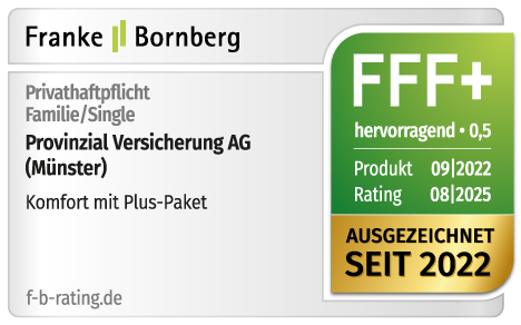 Siegel Privat-Haftpflichtversicherung von Franke & Bornberg