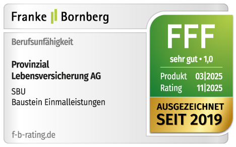 Franke & Bornberg Siegel Note FFF für die SBU Baustein Einmalleistung
